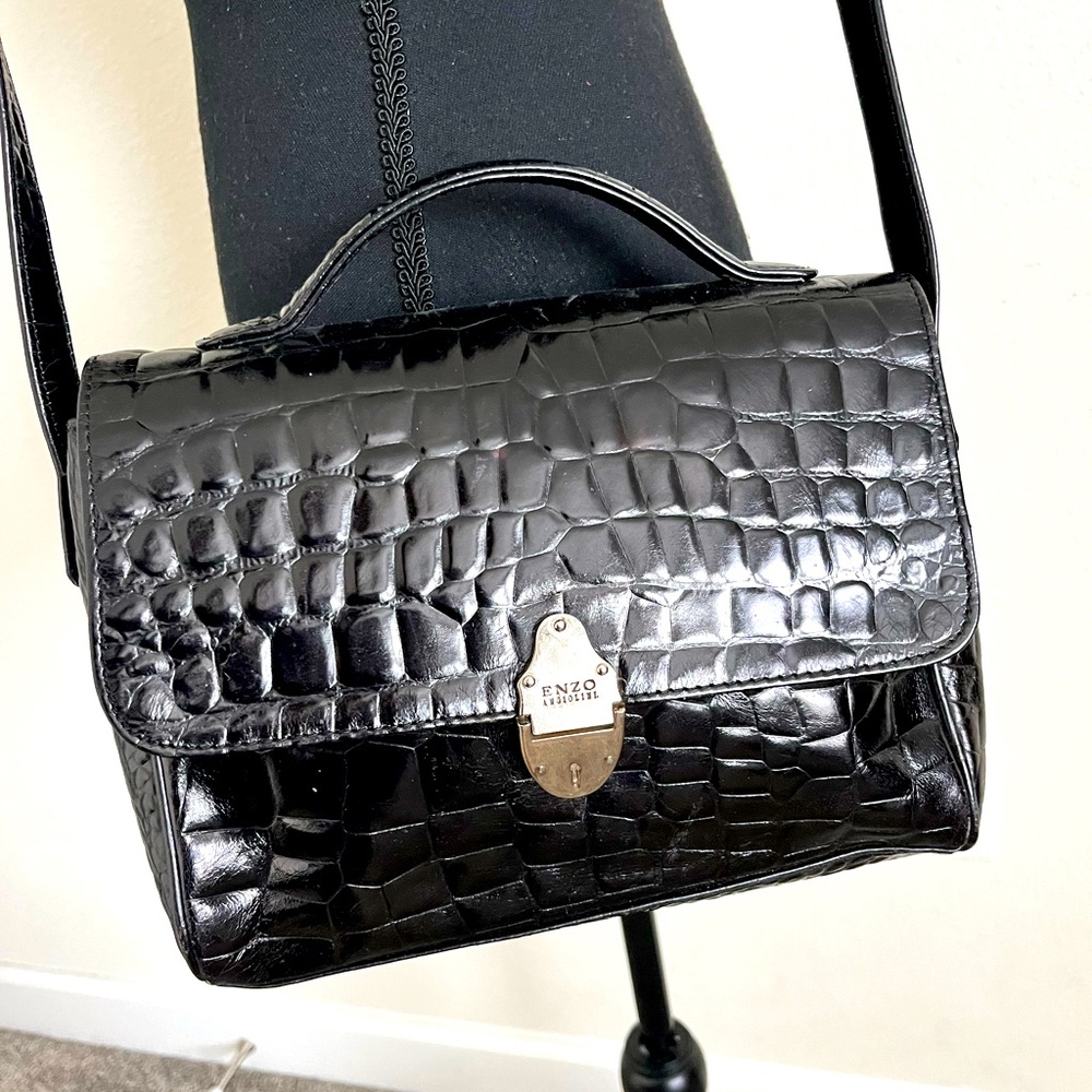Enzo Anglolini crossbody leather purse